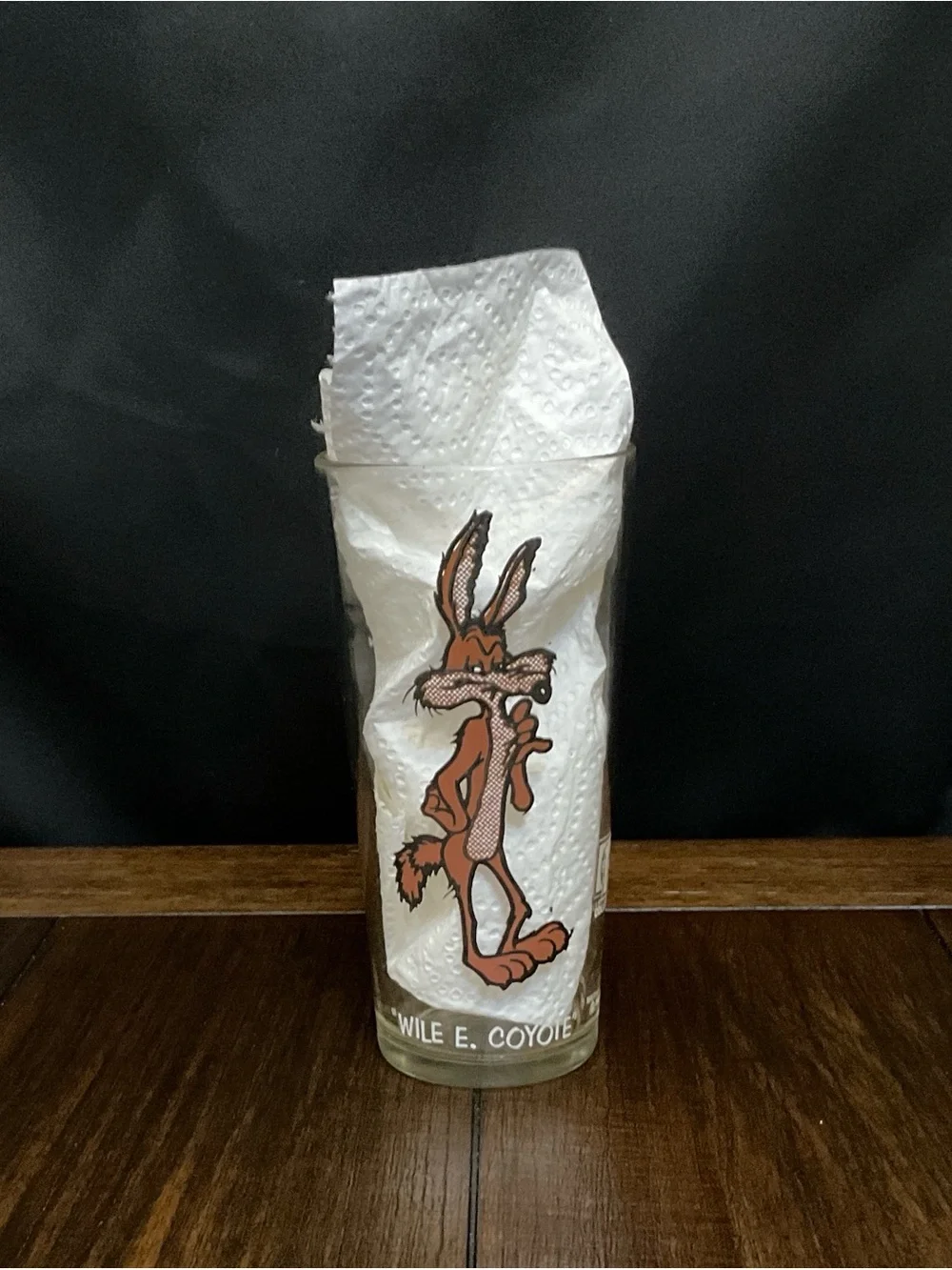 Warner Bros. Wile E. Coyote Glass - Brown, Black, White